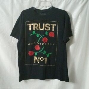 Popular Poison Women's TShirt size L Black Pre-owned